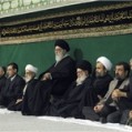 در حسینیه امام خمینی(ره) مراسم سوگواری شب عاشورای حسینی با حضور رهبر انقلاب برگزار شد