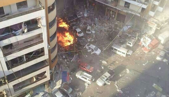 نخستین تصاویر از انفجار در بیروت