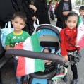 دلبندان نکایی در راهپیمایی روز قدس، از کوکان غزه حمایت کردند/عکس