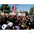 شهدای غواص برروی دستان پر مهر مردم بهشهر تشییع شدند/عکس