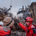 پلاسکو ۲۴ ساعت پس از آتش‌سوزی/ تصویر