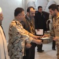 باحضورخانواده ها ،ازسربازان نمونه پادگان شهدای ارتش تجلیل شد