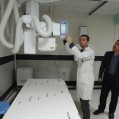 نصب و راه اندازی جدیدترین دستگاه رادیولوژی در بیمارستان امام حسین نکا/ عکس