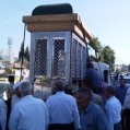 استقبال و نصب ضریح در امامزاده شاه رضا(ع) لایی نکا