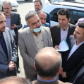 حضور اعضای کمیسیون عمران مجلس شورای اسلامی در نکا