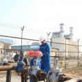اتصال نیروگاه شهید سلیمی نکا به شبکه خطوط لوله نفتی